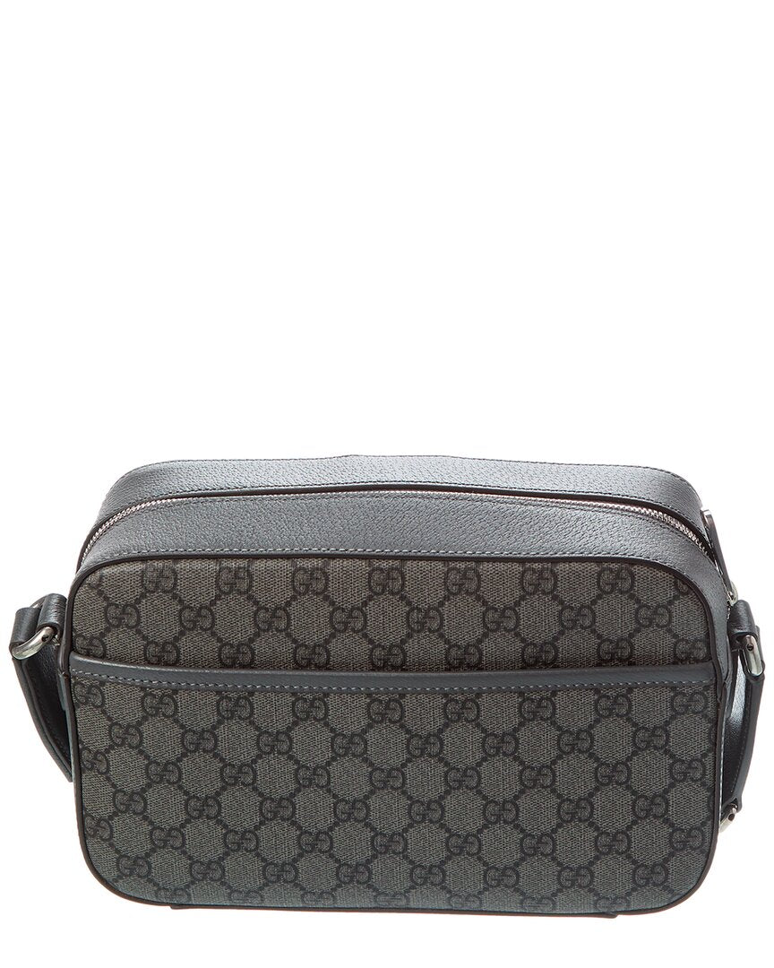 Luxury Gucci Trending 2025 Ophidia Medium GG Supreme Canvas & Leather Shoulder Bag