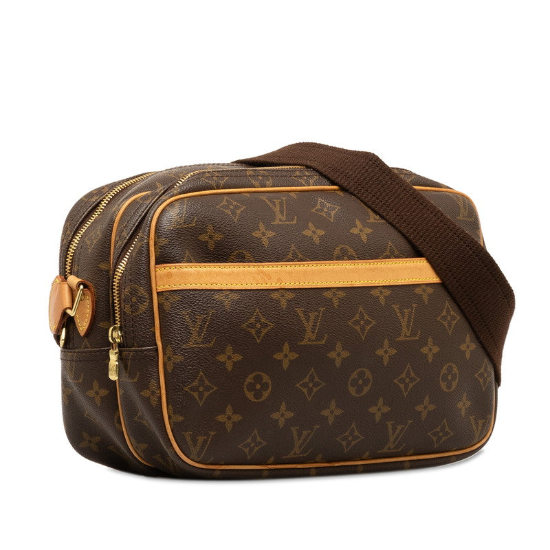 Louis Vuitton Monogram Reporter PM  Shoulder Bag M45254 Brown PVC Leather  Louis Vuitton