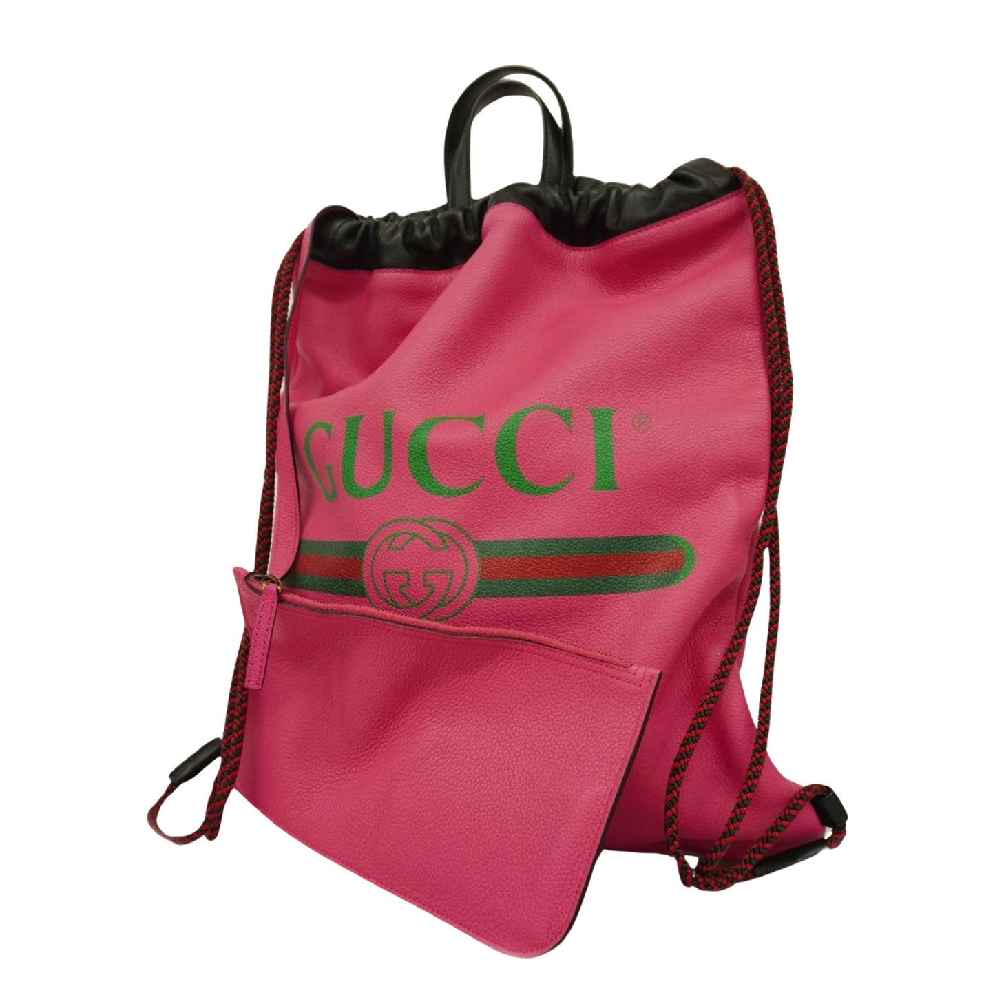 Luxury Gucci Trending 2025 Logo  Leather Backpack Bag ()