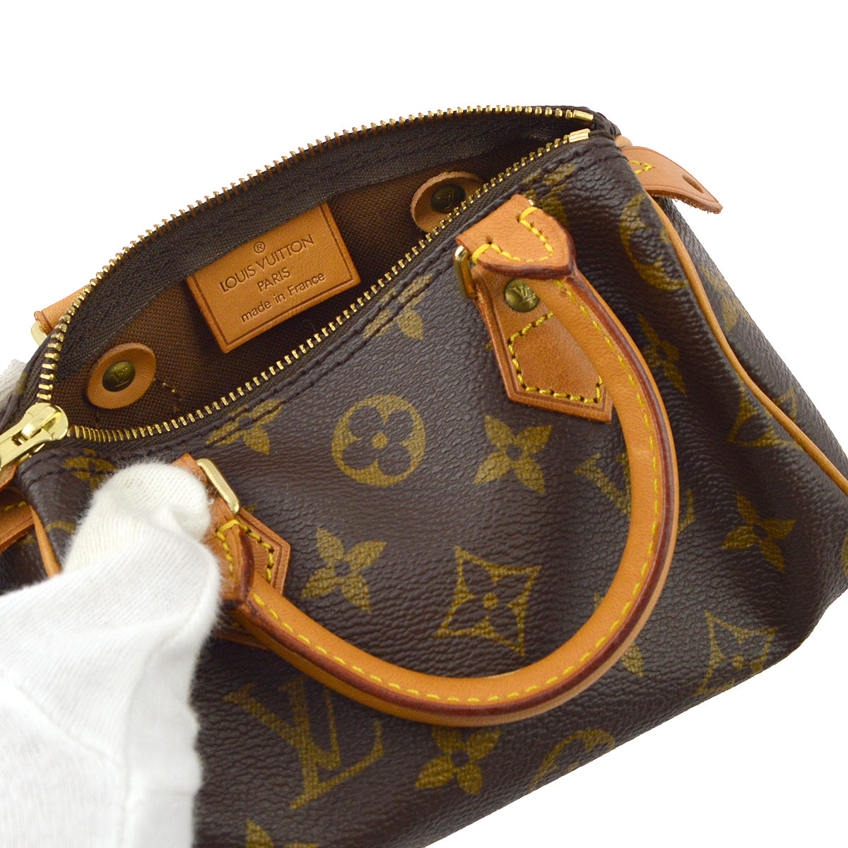 Louis Vuitton 1997 Monogram Mini Speedy Handbag M41534