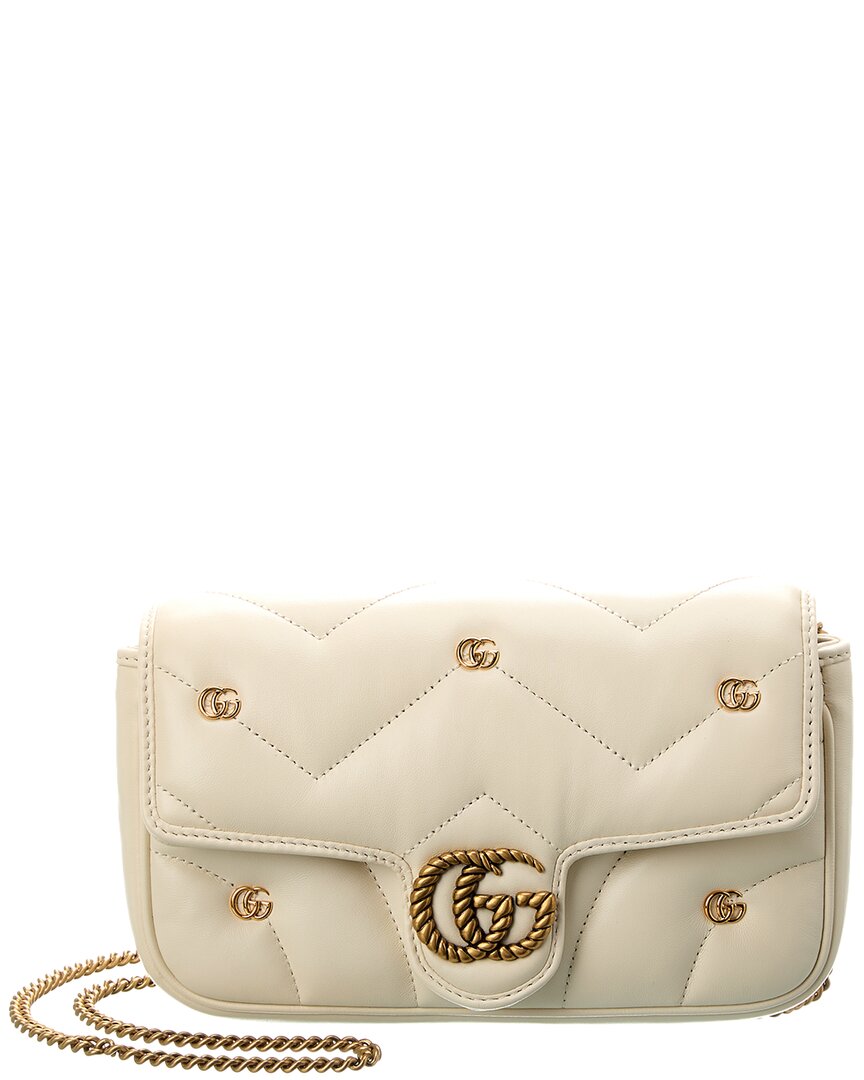 Luxury Gucci Trending 2025 GG Marmont Mini Leather Shoulder Bag
