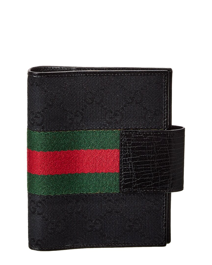Gucci GG Canvas & Leather Card Case