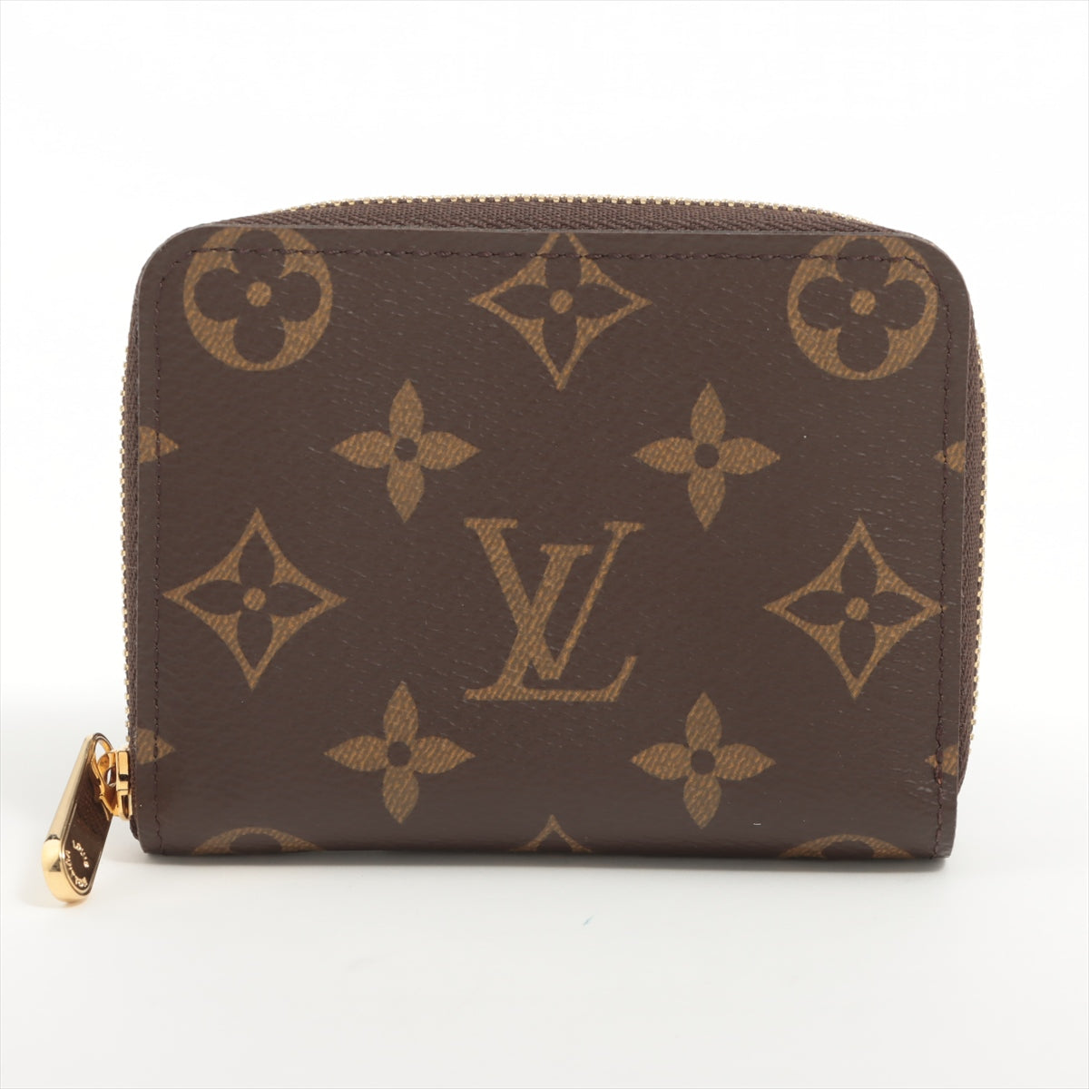 Louis Vuitton Monogram Zippyr Coin Pass M60067 Brown Coin Case