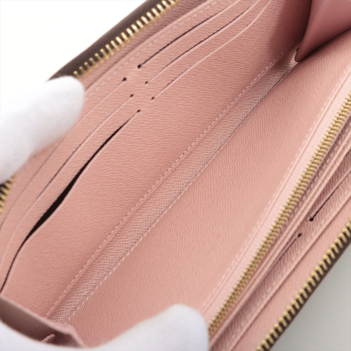 Louis Vuitton Monogram  Wallet M41894 Rose Valerie Round Jeep Wallet