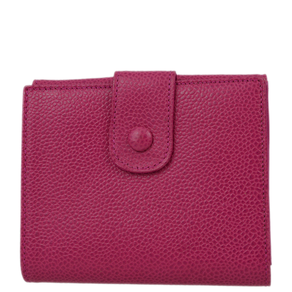 Luxury Chanel 1994-1996 Pink Caviar Timeless Bifold Wallet