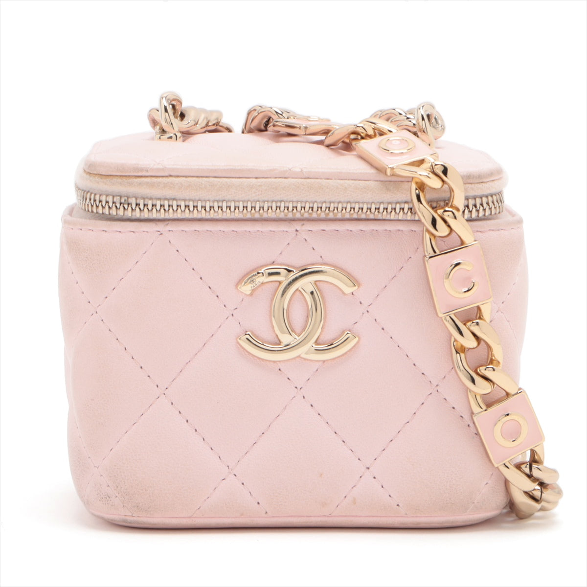 Chanel Matrasse  Chain Shoulder Bag Vanity Pink G  32rd