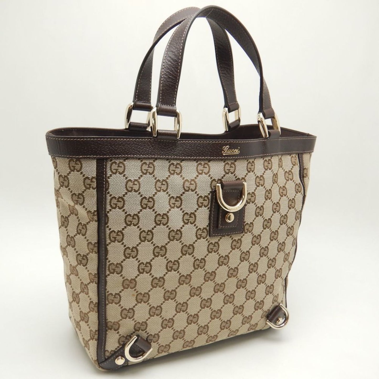Gucci Abbey  Canvas Tote Bag ()