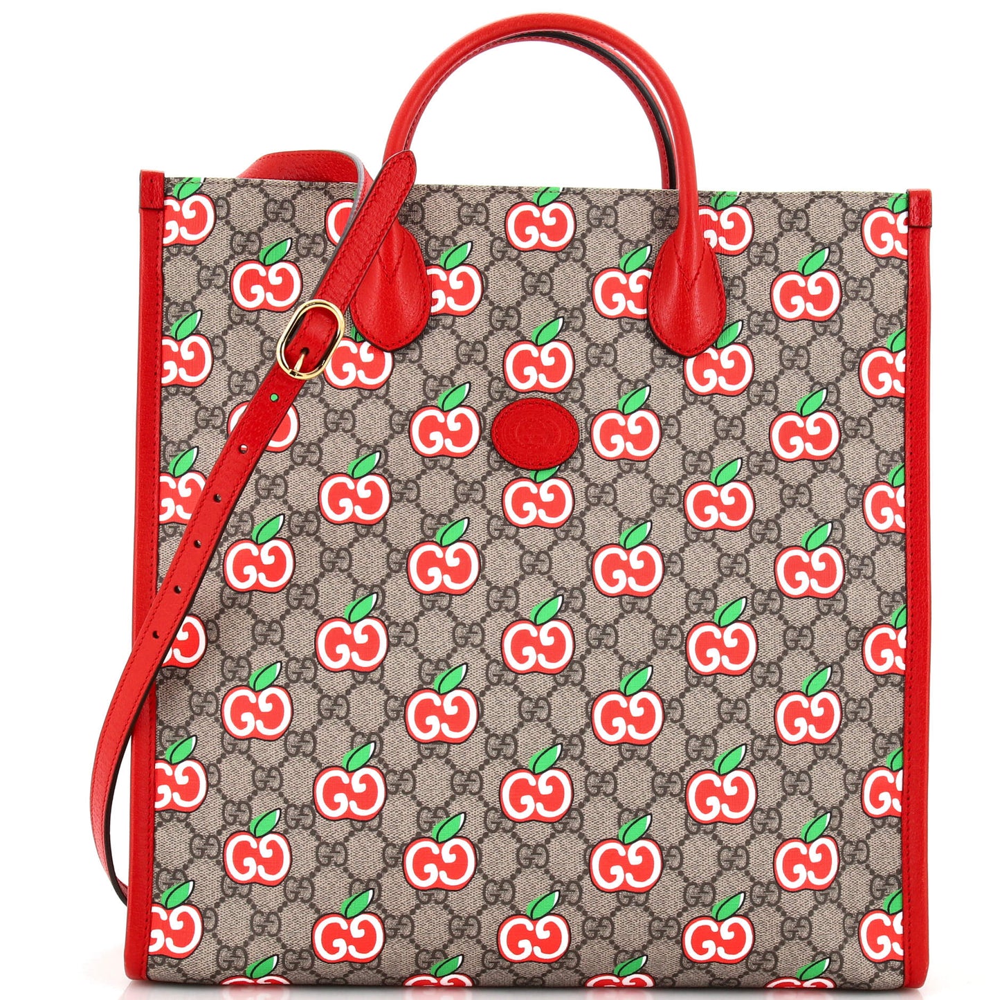 Luxury Gucci Trending 2025 Interlocking G Tote Printed GG Coated Canvas Vertical