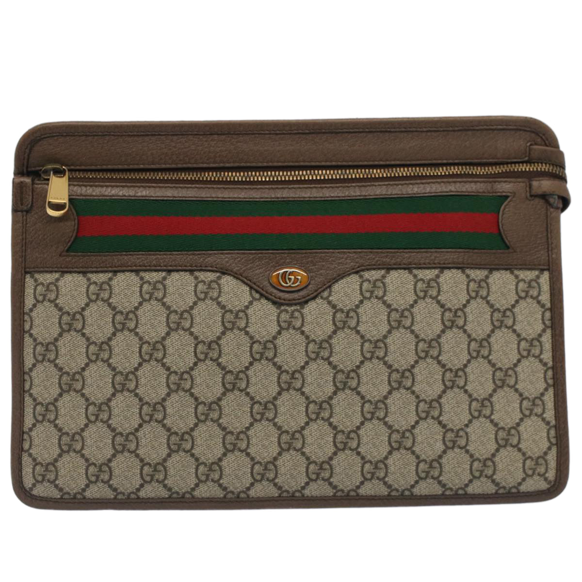 Gucci Ophidia  Canvas Clutch Bag ()