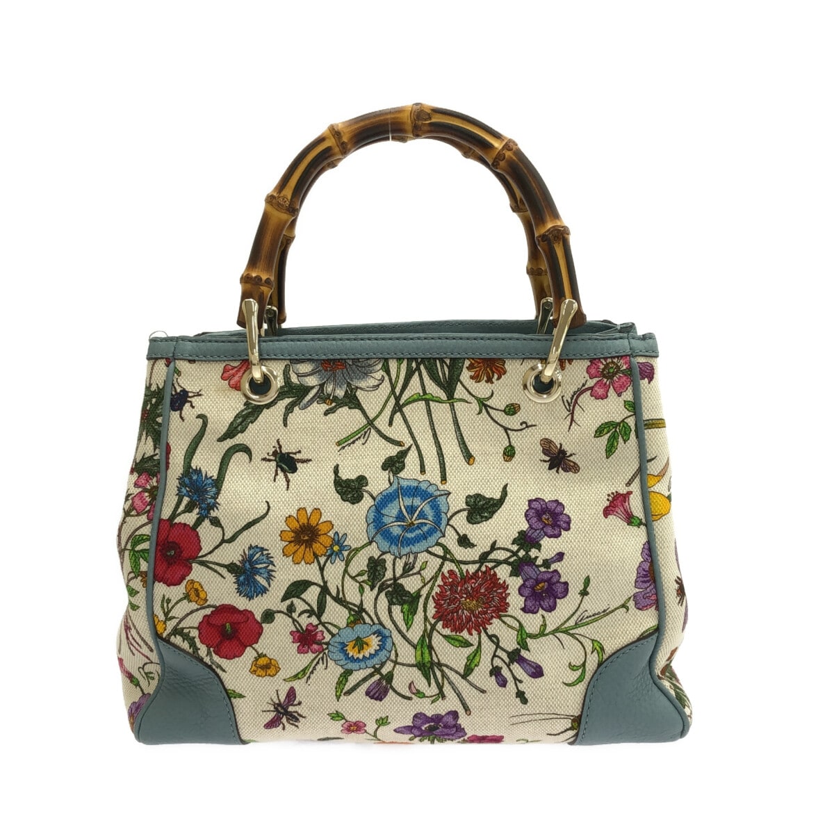 Luxury Gucci Trending 2025 Bamboo Shopper  Canvas Tote Bag ()