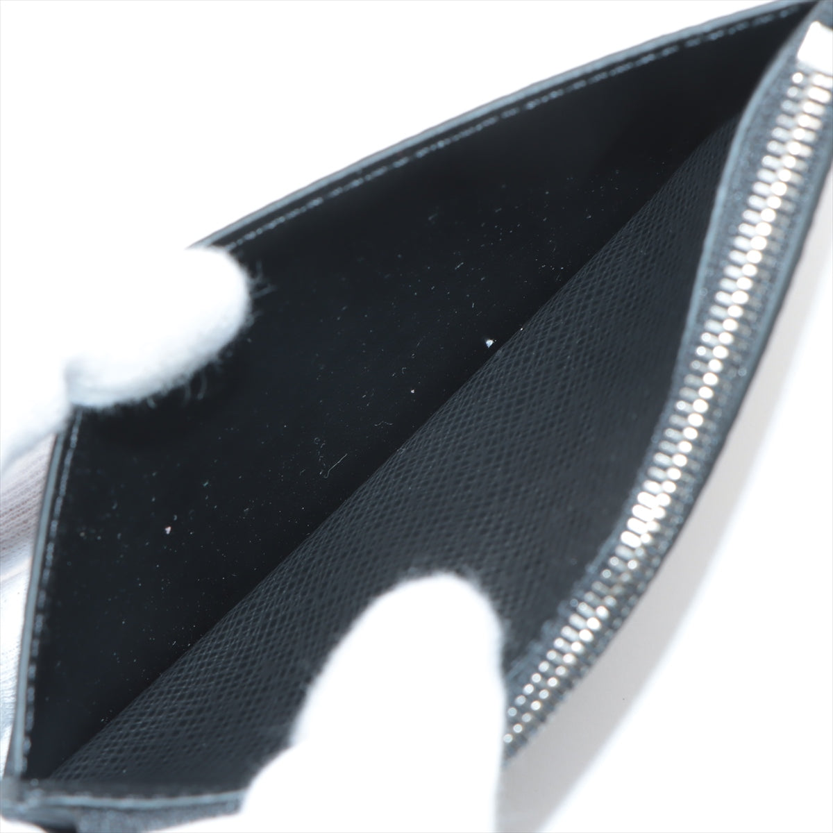 Louis Vuitton Monogram M30271 Coin Card Hers Black Coin Case