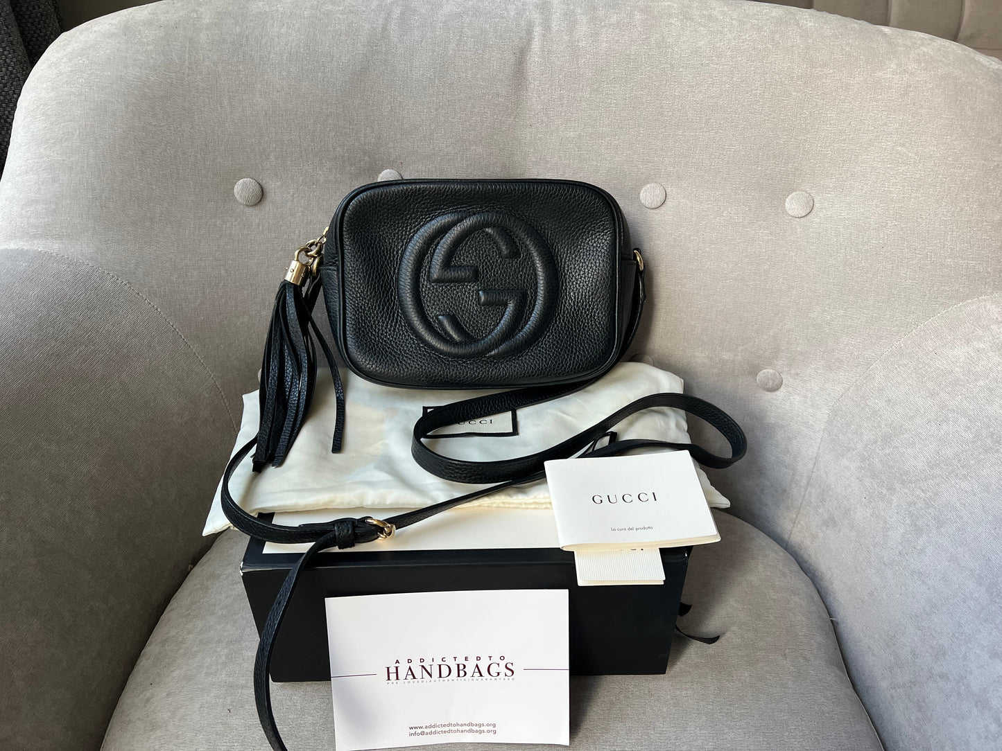 Luxury Gucci Trending 2025 Black Soho Disco