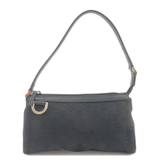 Luxury Gucci Trending 2025 Abbey GG Canvas Leather Pouch Hand Bag Black 145750