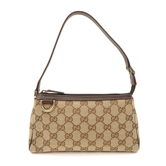 Luxury Gucci Trending 2025 Abbey GG Canvas Hand Bag Pouch Beige Brown 145750