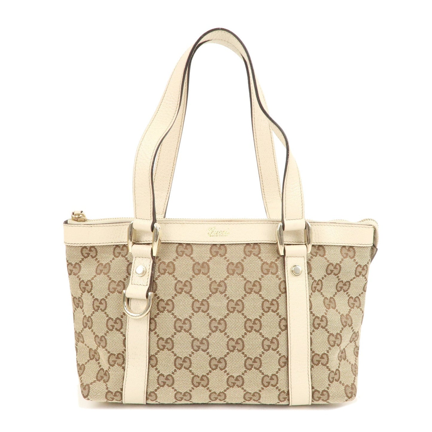 Luxury Gucci Trending 2025 Abbey GG Canvas Leather Hand Bag Beige Ivory 141471