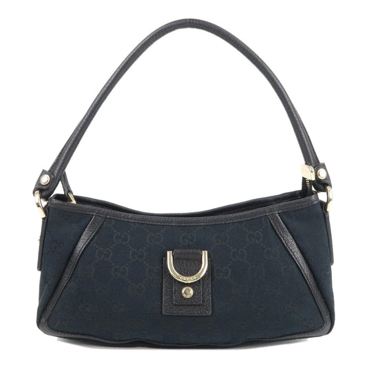 Luxury Gucci Trending 2025 Abbey GG Canvas Leather Pouch Shoulder Bag Black 130939