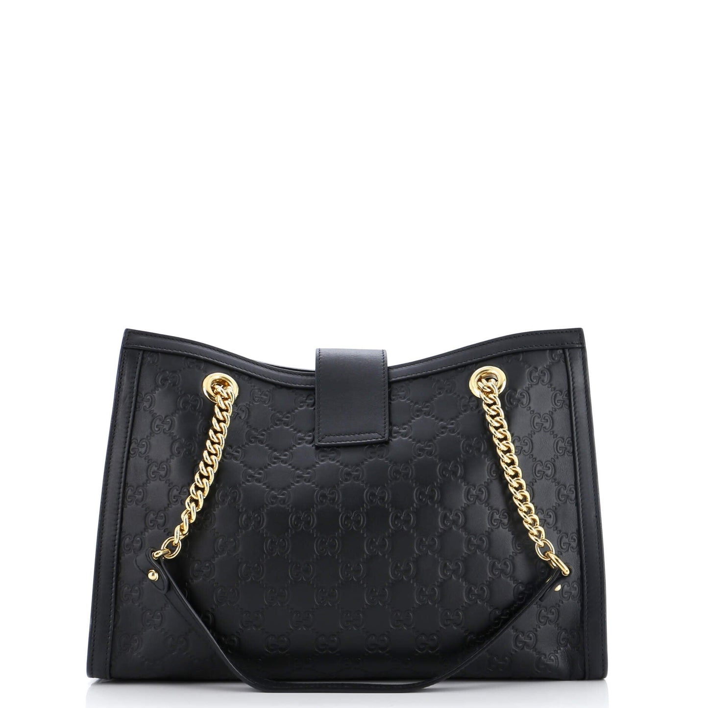 Padlock Chain Tote Guccissima Leather Medium