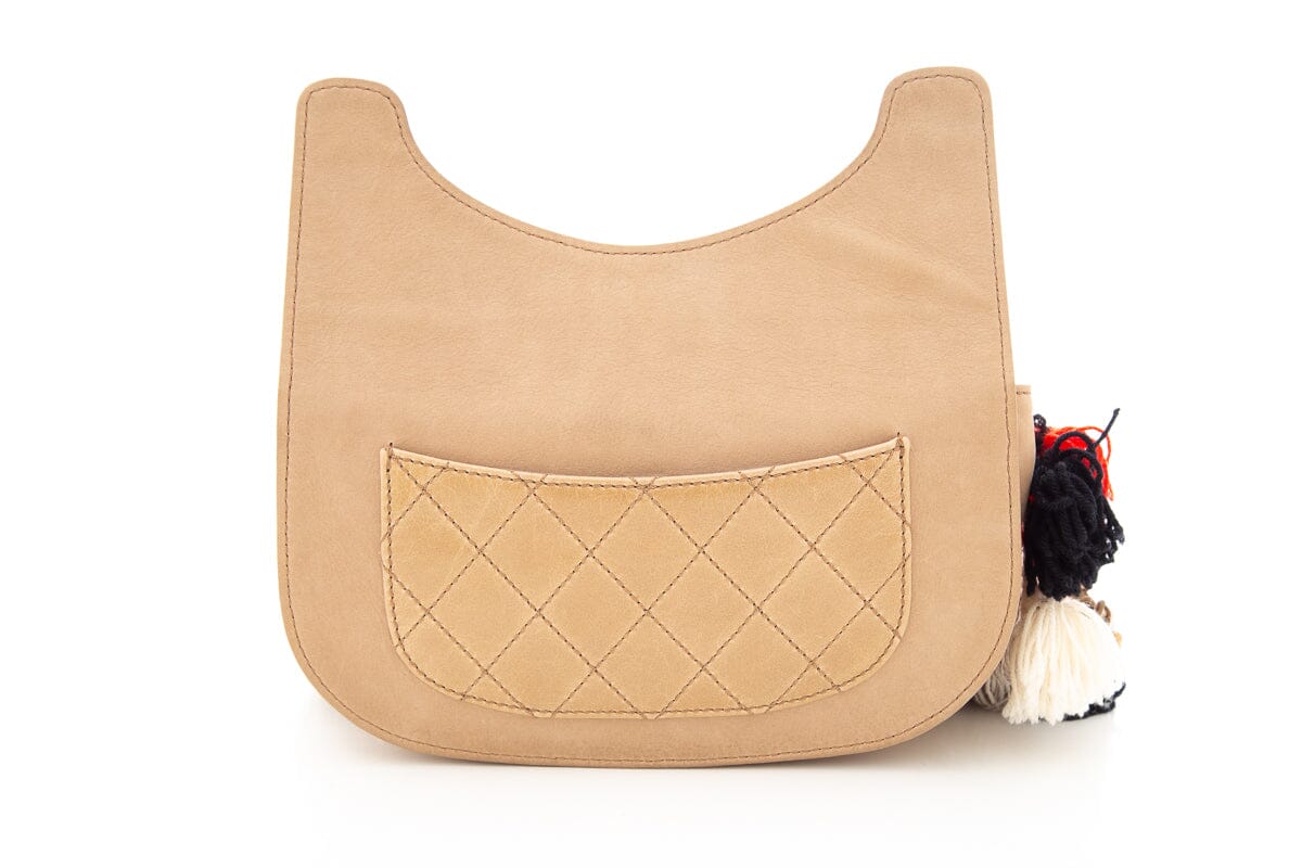 Luxury Chanel Tan Dubai Resort Crochet Cross-Body