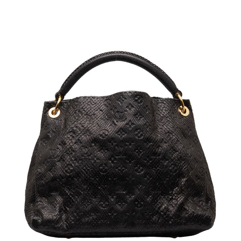 Louis Vuitton Monogram Pearson Artsy MM Shoulder Bag N90885 Black PVC Leather  Louis Vuitton