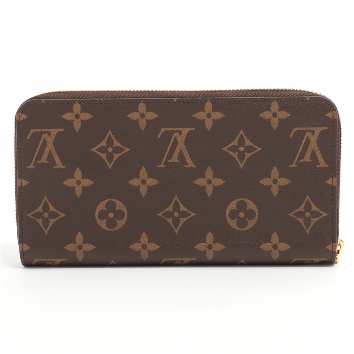 Louis Vuitton Monogram Zippyr Wallet M42616 Brown Round Zipper Wallet