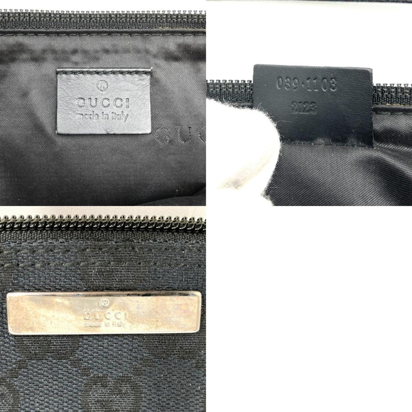 Gucci Baguette  Canvas Clutch Bag ()