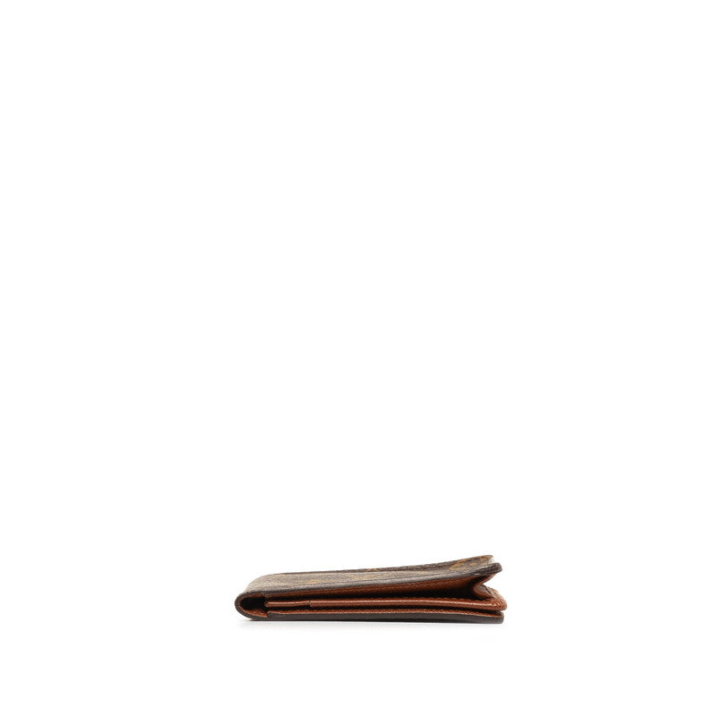 Louis Vuitton Monogram Portcourt Credit Long Wallet Long Wallet M60825 Brown PVC Leather  Louis Vuitton