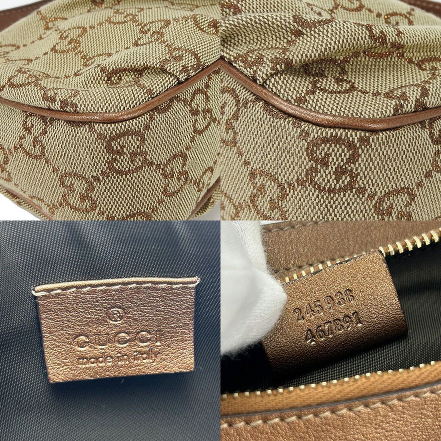 Gucci Gg Canvas  Canvas Clutch Bag ()