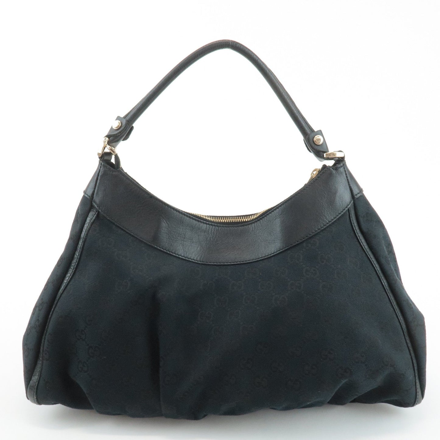 Luxury Gucci Trending 2025 Abbey GG Canvas Leather One Shoulder Bag Black 189833
