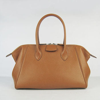 Luxury Hermes Paris Bombay Victoria Handbag H2806 light coffee