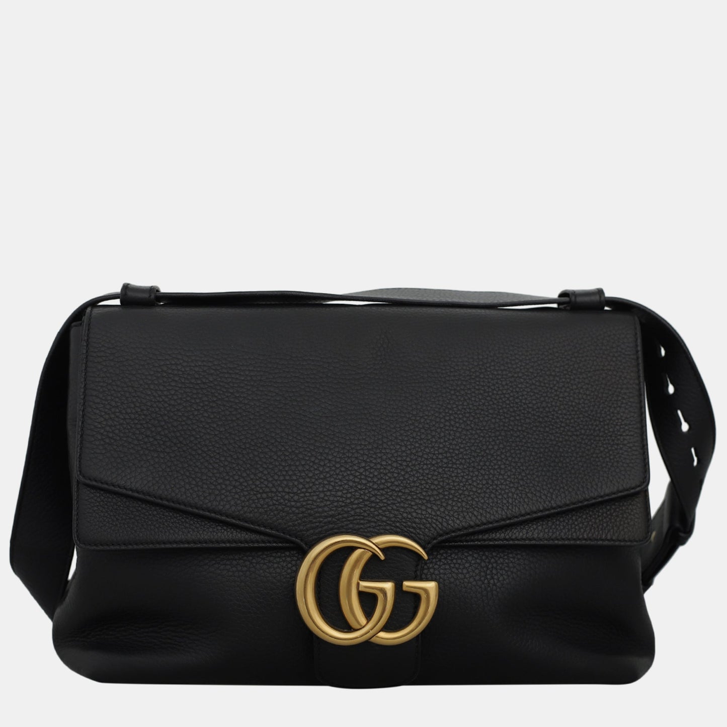 Luxury Gucci Trending 2025 Black Large Marmont Shoulder Bag