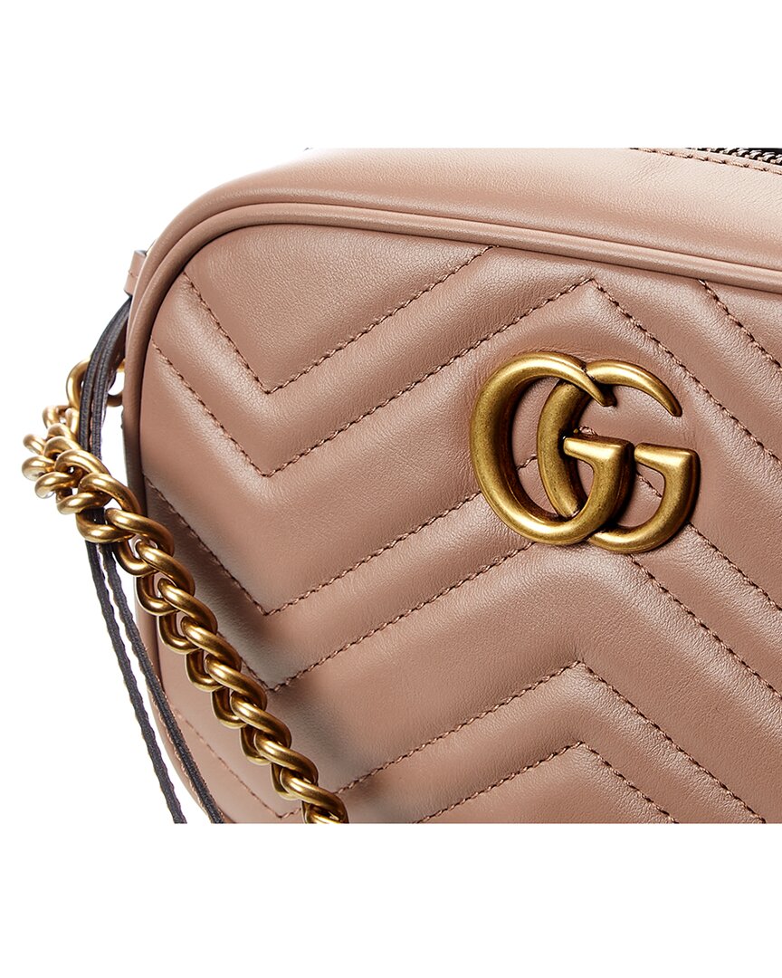 Luxury Gucci Trending 2025 GG Marmont Mini Matelasse Leather Crossbody Camera Bag