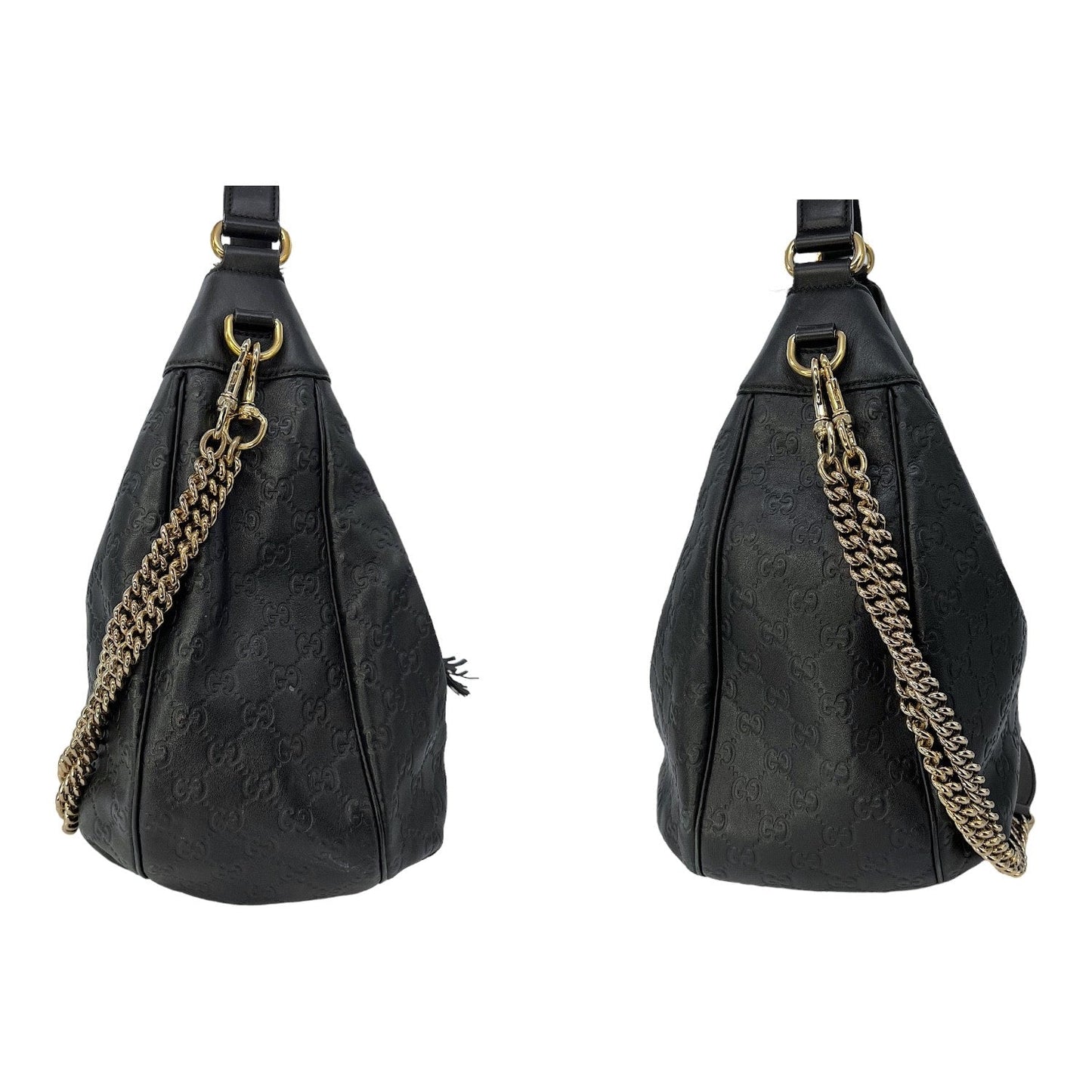 Luxury Gucci GG Signature Medium Emily Hobo