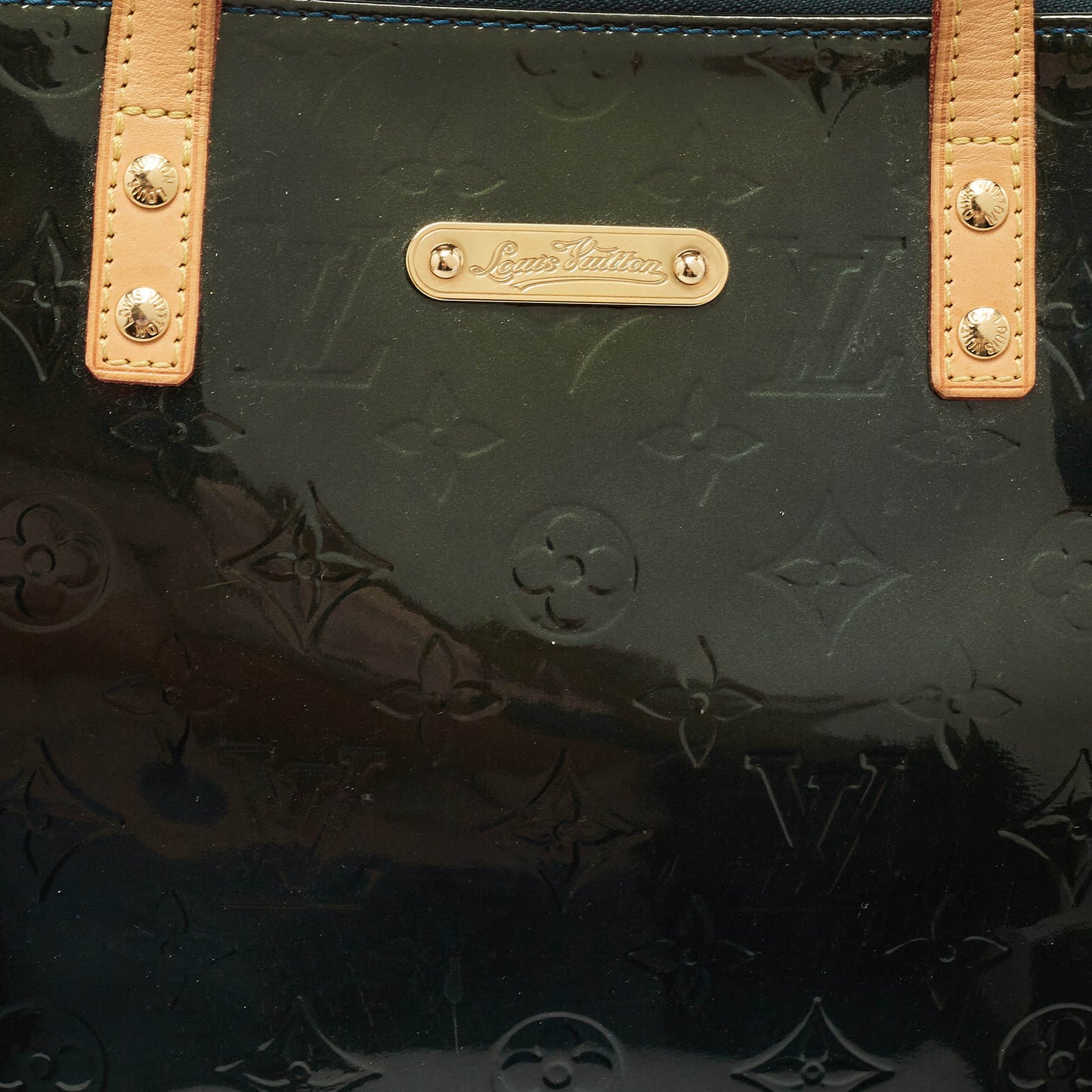 Louis Vuitton Bleu Nuit Monogram Vernis Bellevue Gm Bag