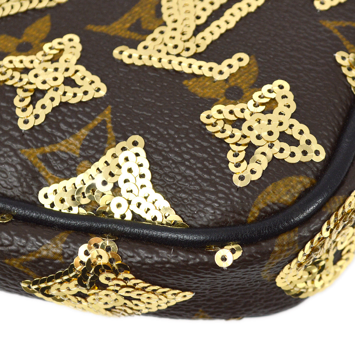 Louis Vuitton 2009 Eclipse Mini Pochette Accessoires Handbag M60125