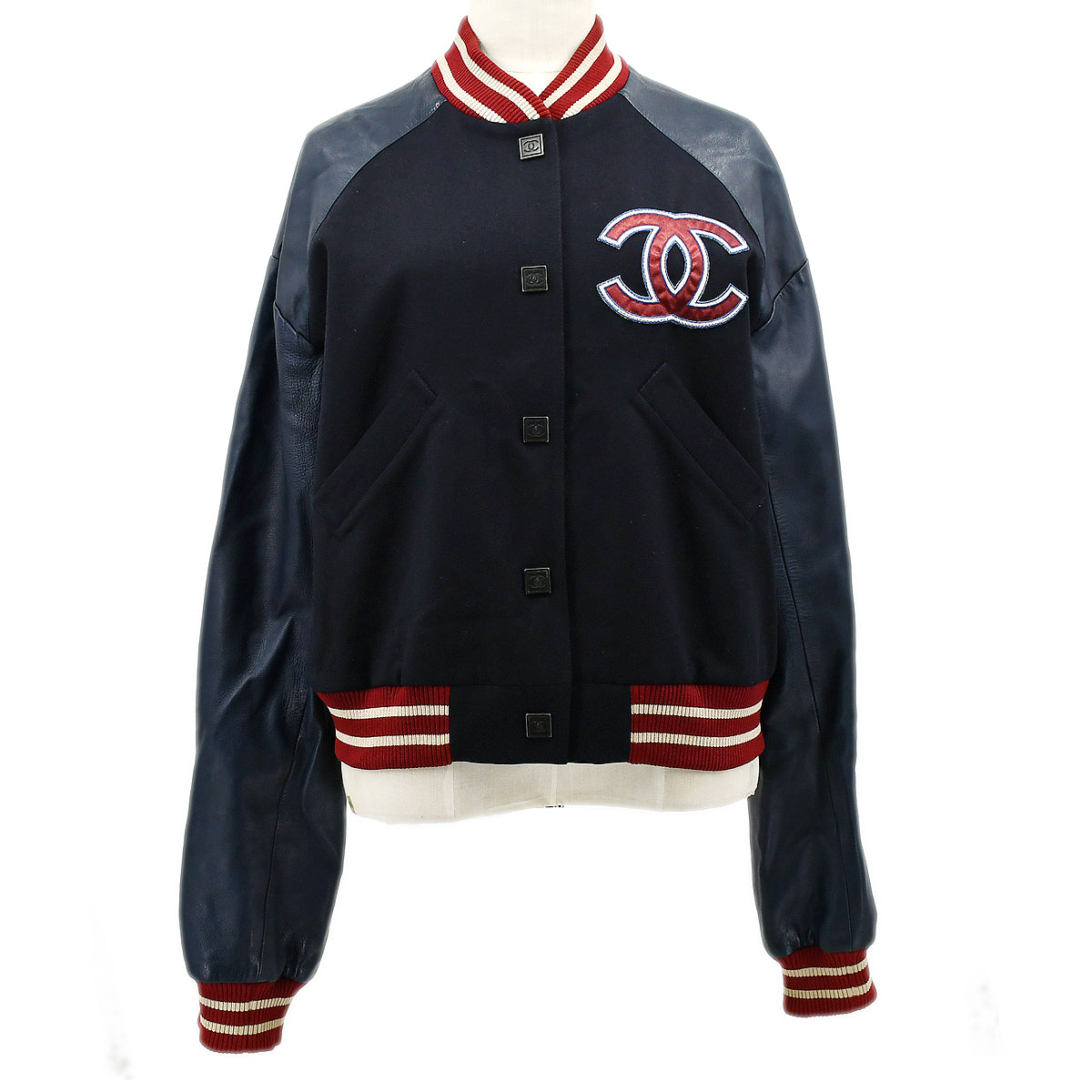 Luxury Chanel 2004 Spring Letterman bomber jacket #42