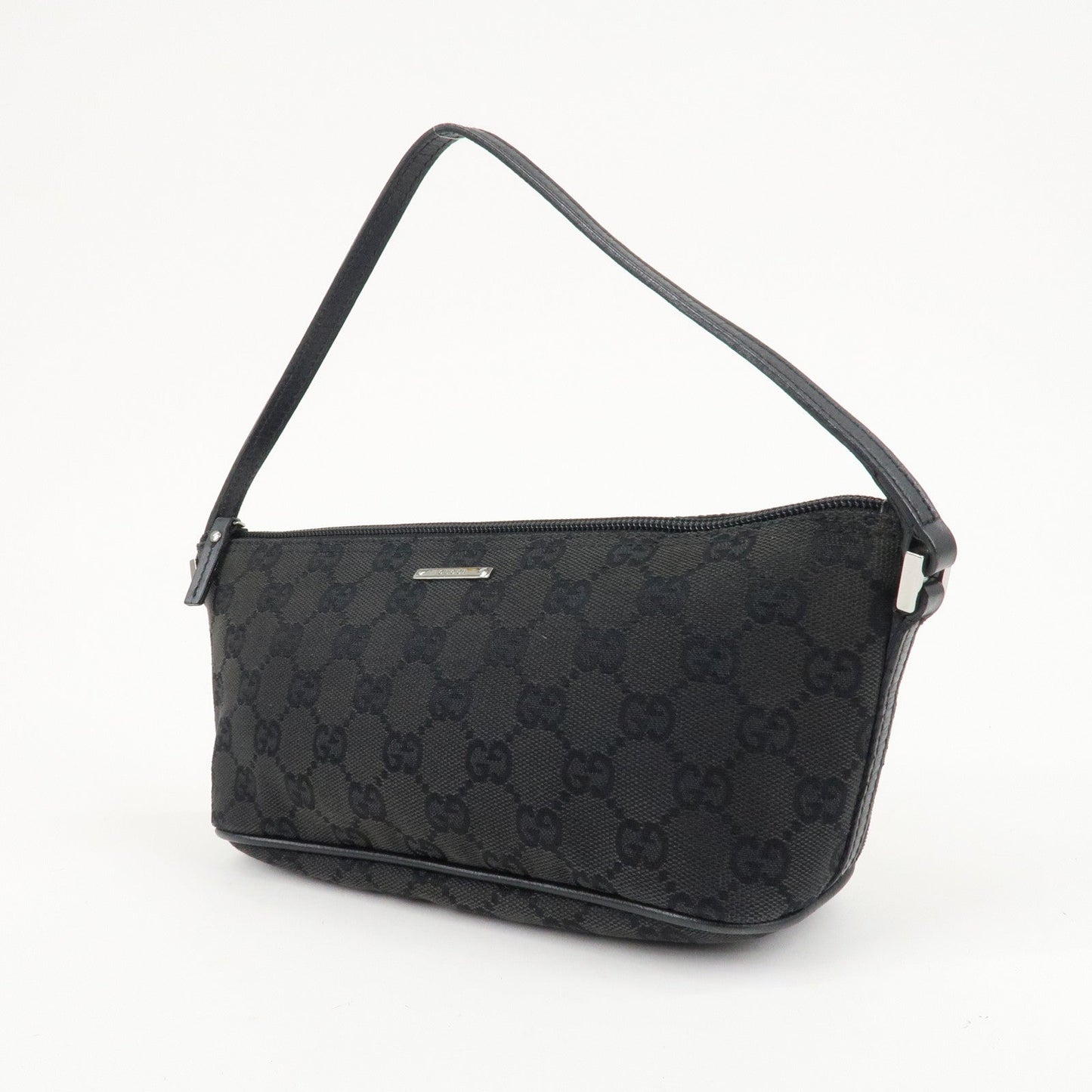Luxury Gucci Trending 2025 Boat Bag GG Canvas Leather Hand Bag Pouch BlacK