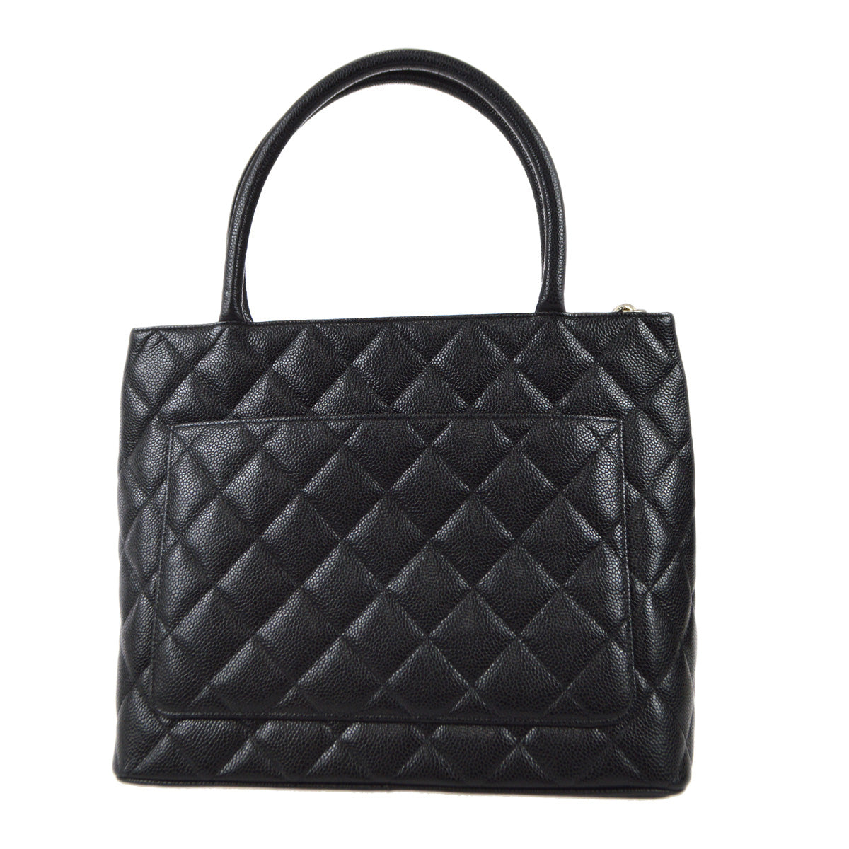 Luxury Chanel 2005-2006 Medallion SHW Black Caviar