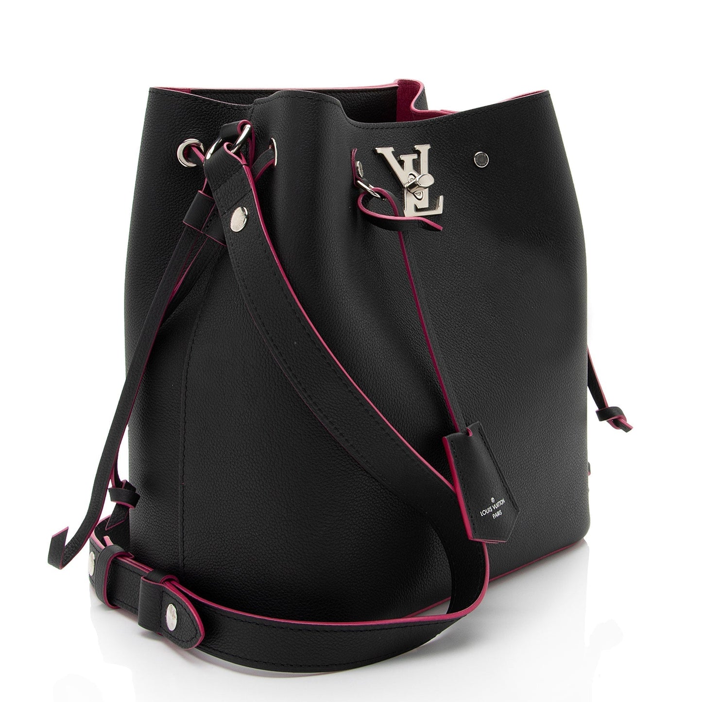 Louis Vuitton Calfskin Lockme Bucket Bag