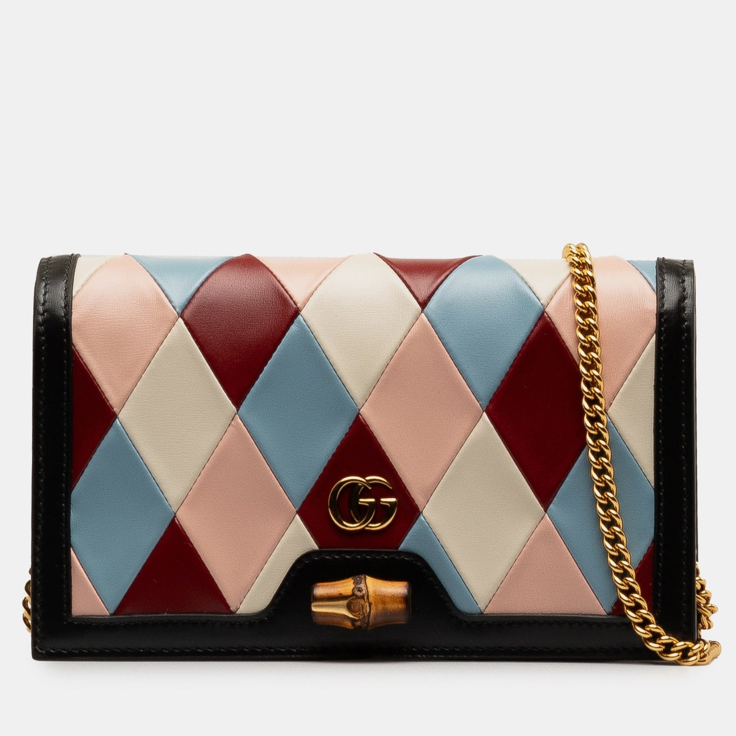 Luxury Gucci Trending 2025 Lovelight Bamboo Wallet on Chain