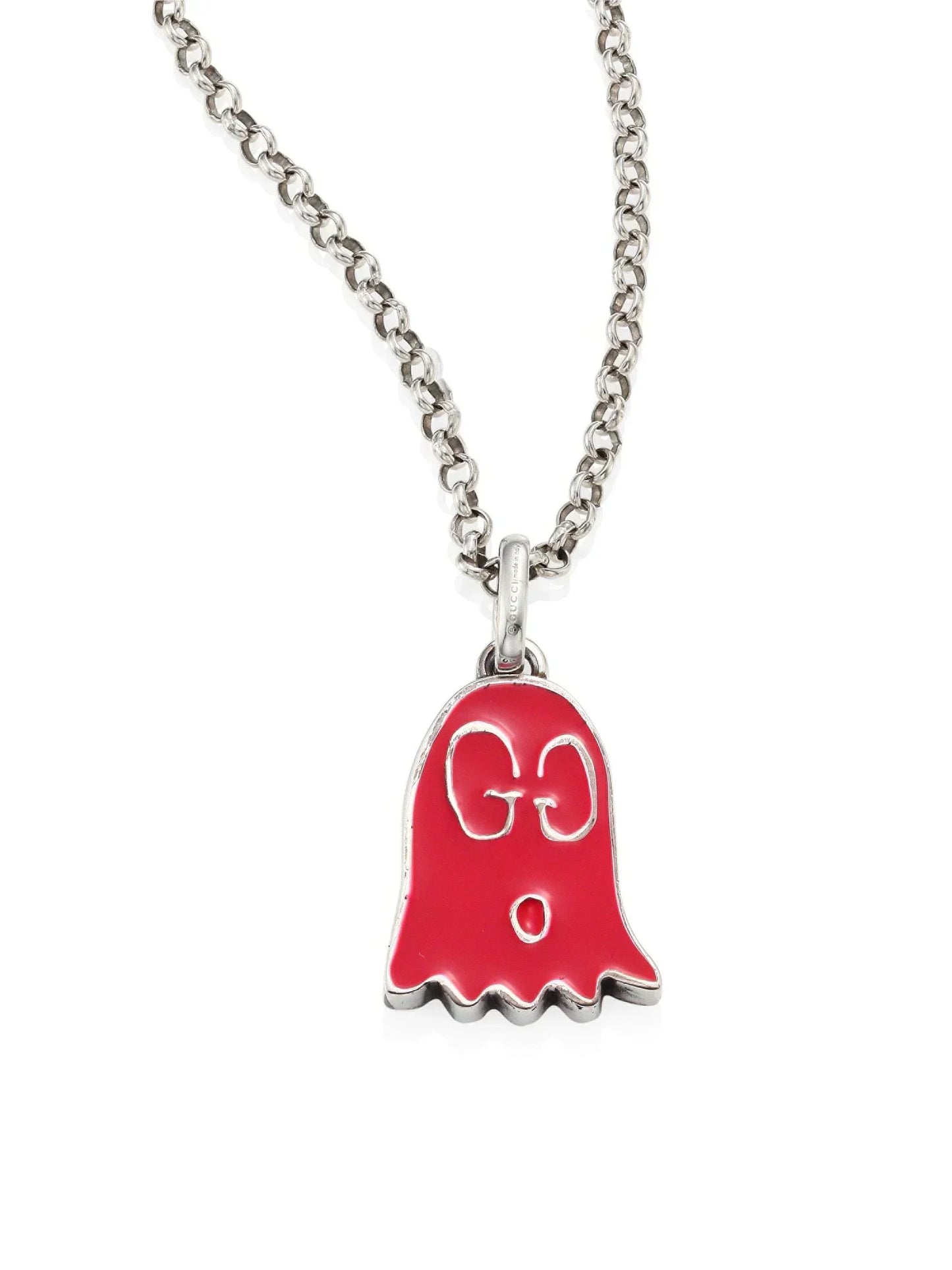 Luxury Gucci GG GHOST RED NECKLACE
