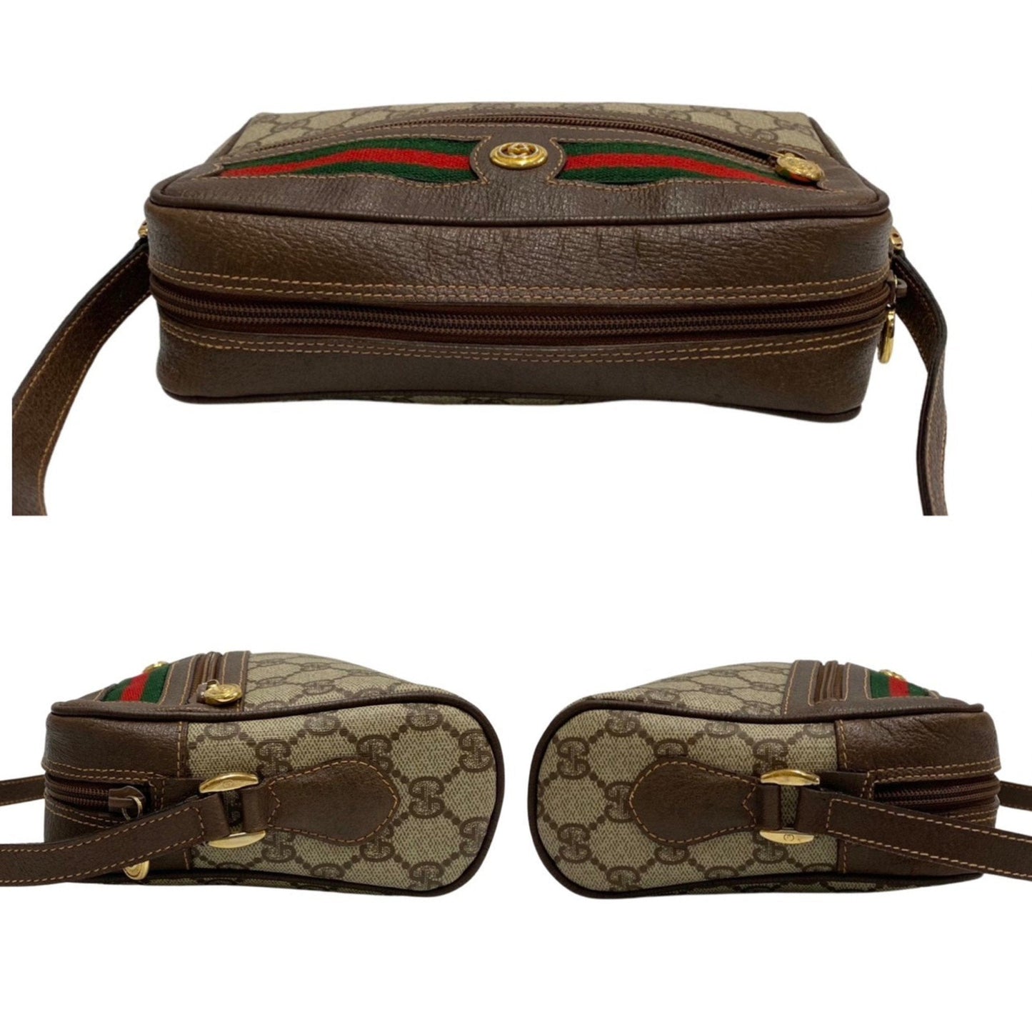 Luxury Gucci Trending 2025 Ophidia  Canvas Shoulder Bag ()