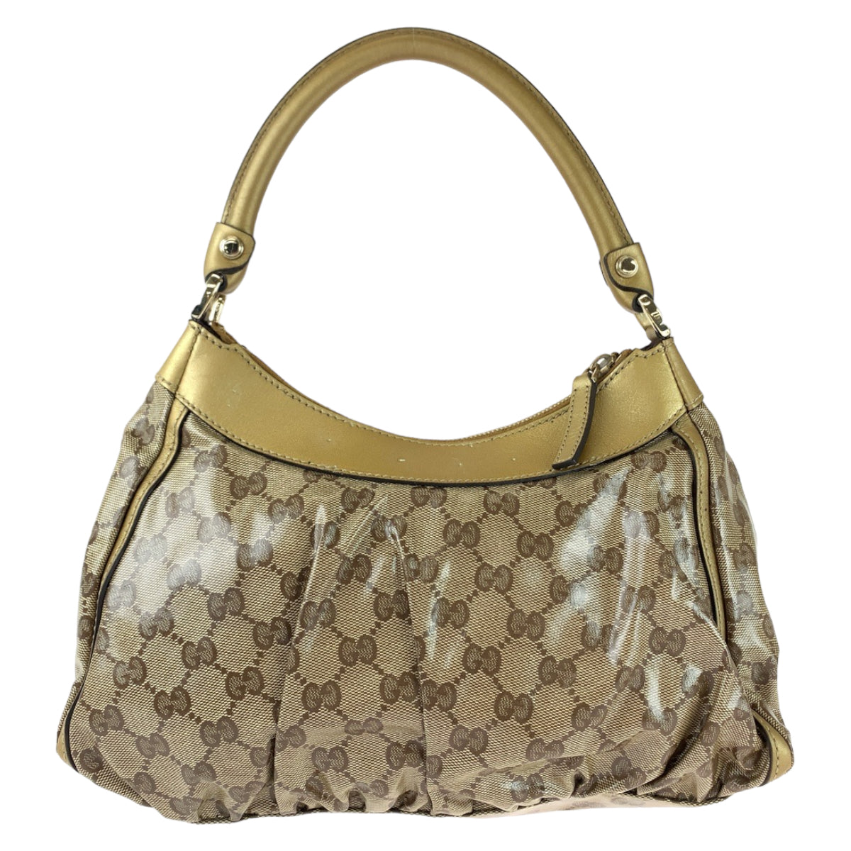 Luxury Gucci Trending 2025 Abbey GG Crystal Canvas/Leather Shoulder Bag