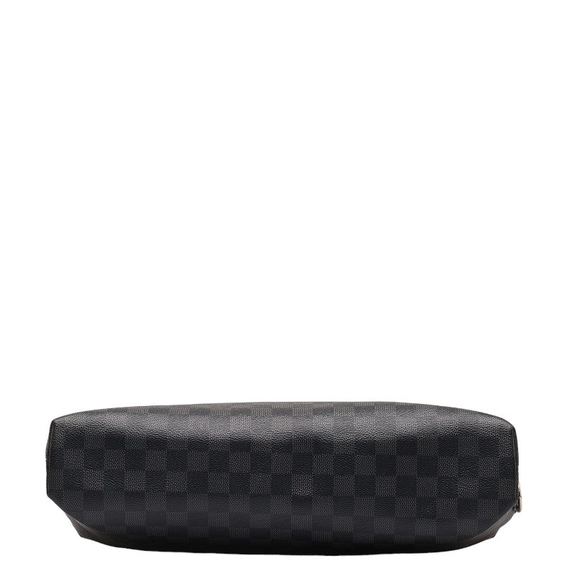 Louis Vuitton Damier Graphite PDJ NM Porte Document Jewel Handbag 2WAY N48260 Black PVC Leather Men LOUIS VUITTON