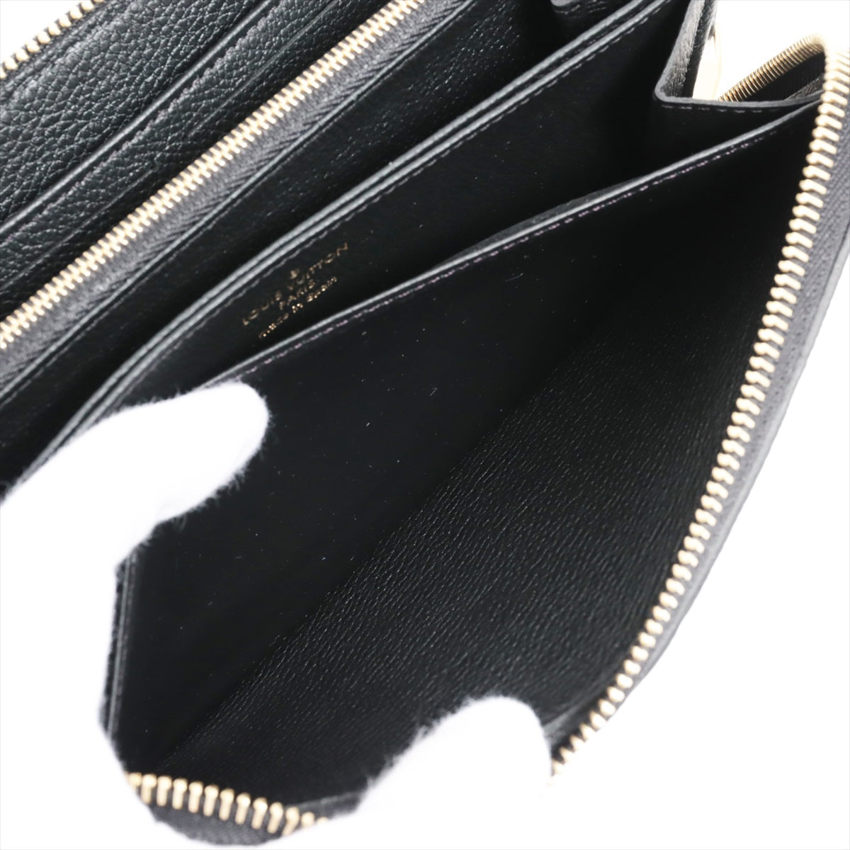 Louis Vuitton Implant  Wallet M61864 Noir Round Jeep Wallet