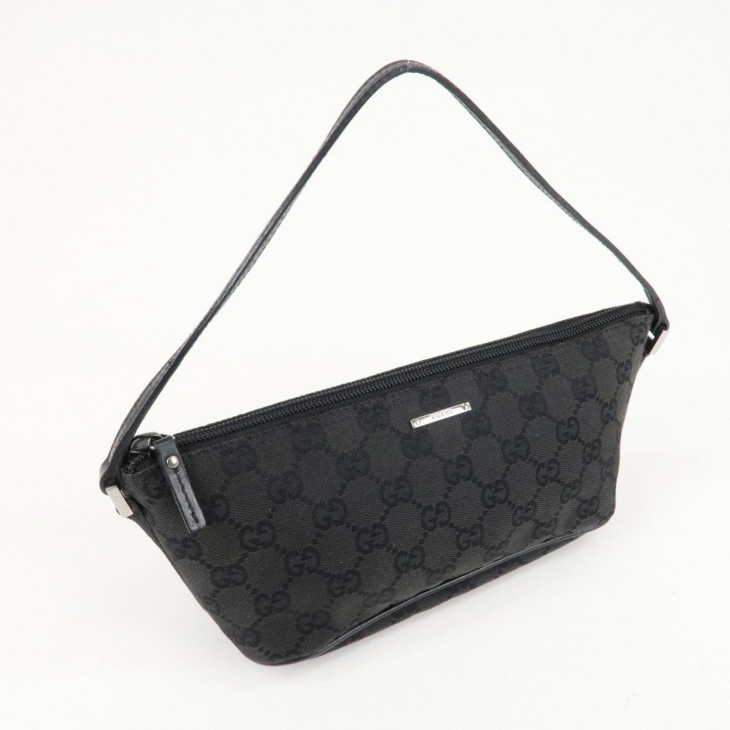 Luxury Gucci Trending 2025 Boat Bag GG Canvas Leather Hand Bag Pouch BlacK