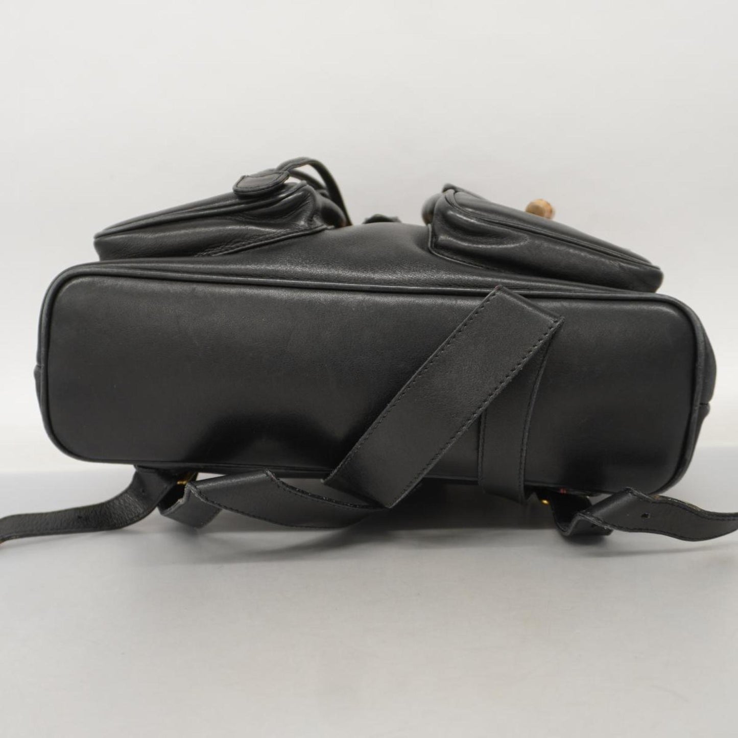 Luxury Gucci Trending 2025 Bamboo  Leather Backpack Bag ()