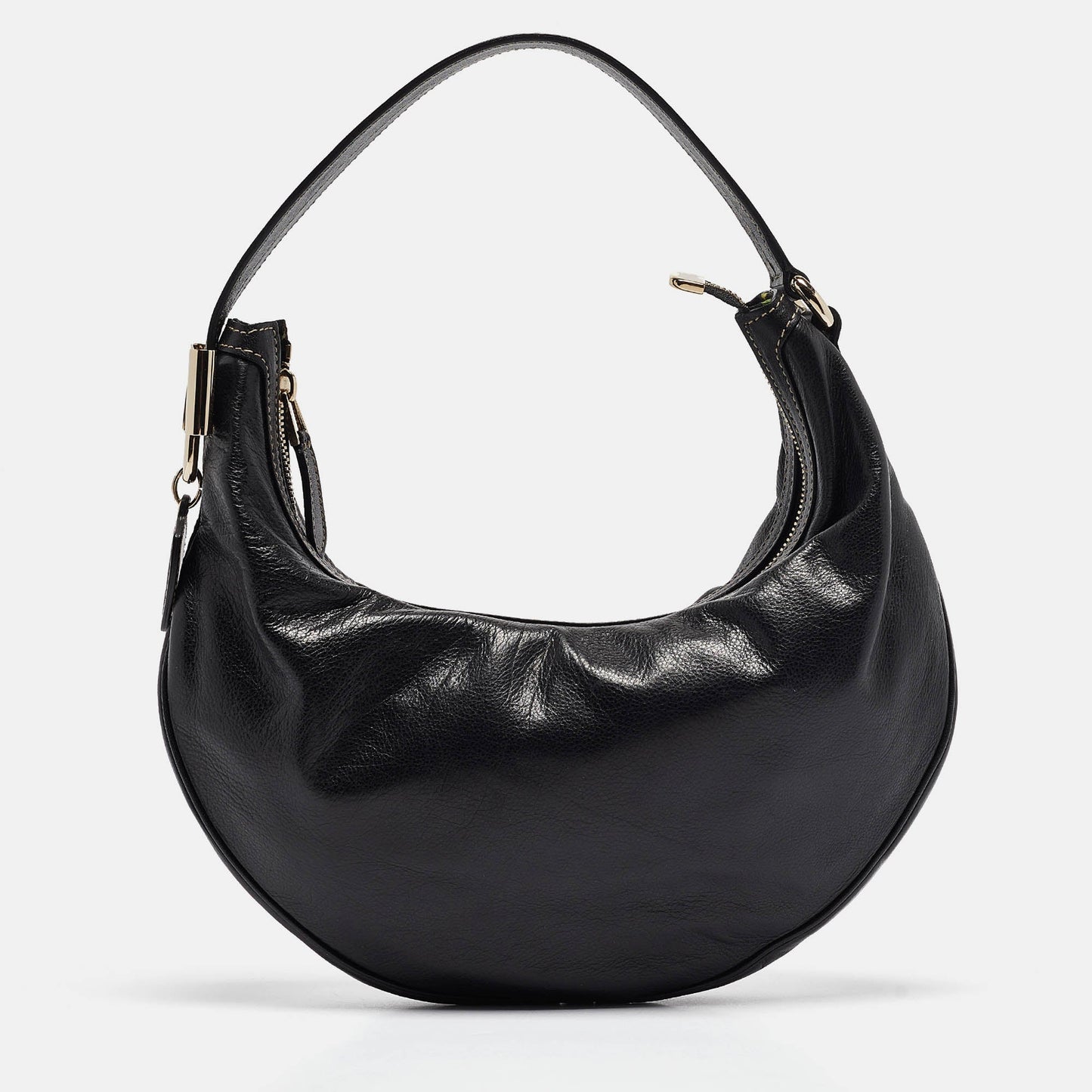 Luxury Gucci Trending 2025 Black Leather Hobo