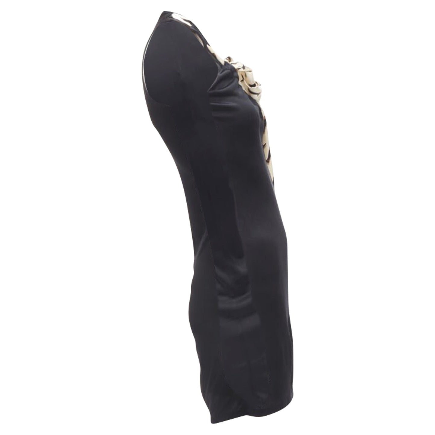 Gucci silk Riding Boot print scarf mini dress