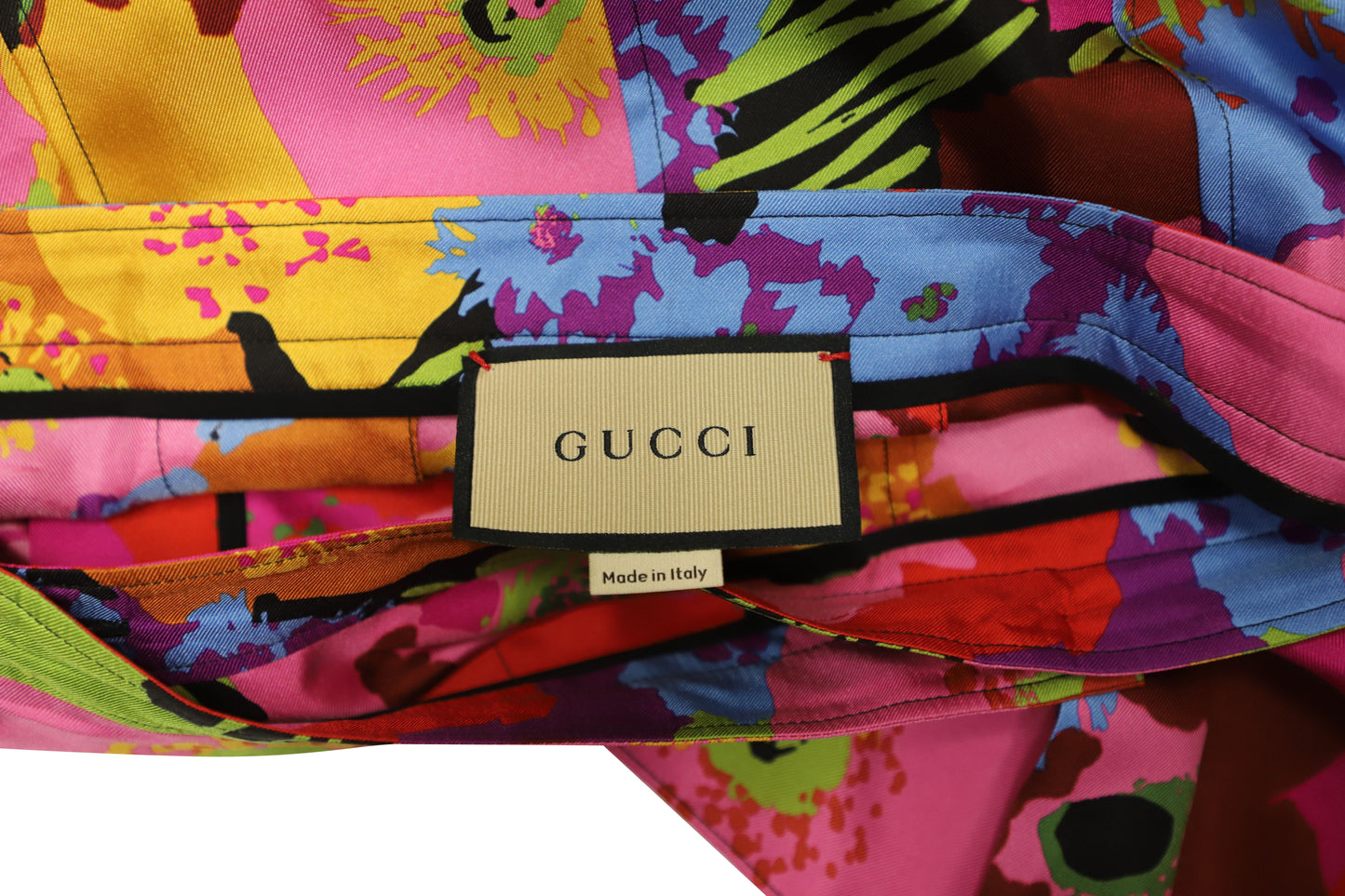 Luxury Gucci Trending 2025 X Ken Scott Pleated Skirt in Floral Print Silk