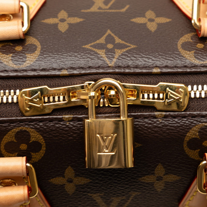 Louis Vuitton Monogram Speedy 20 Handbag 2WAY M46234 Brown PVC Leather  Louis Vuitton